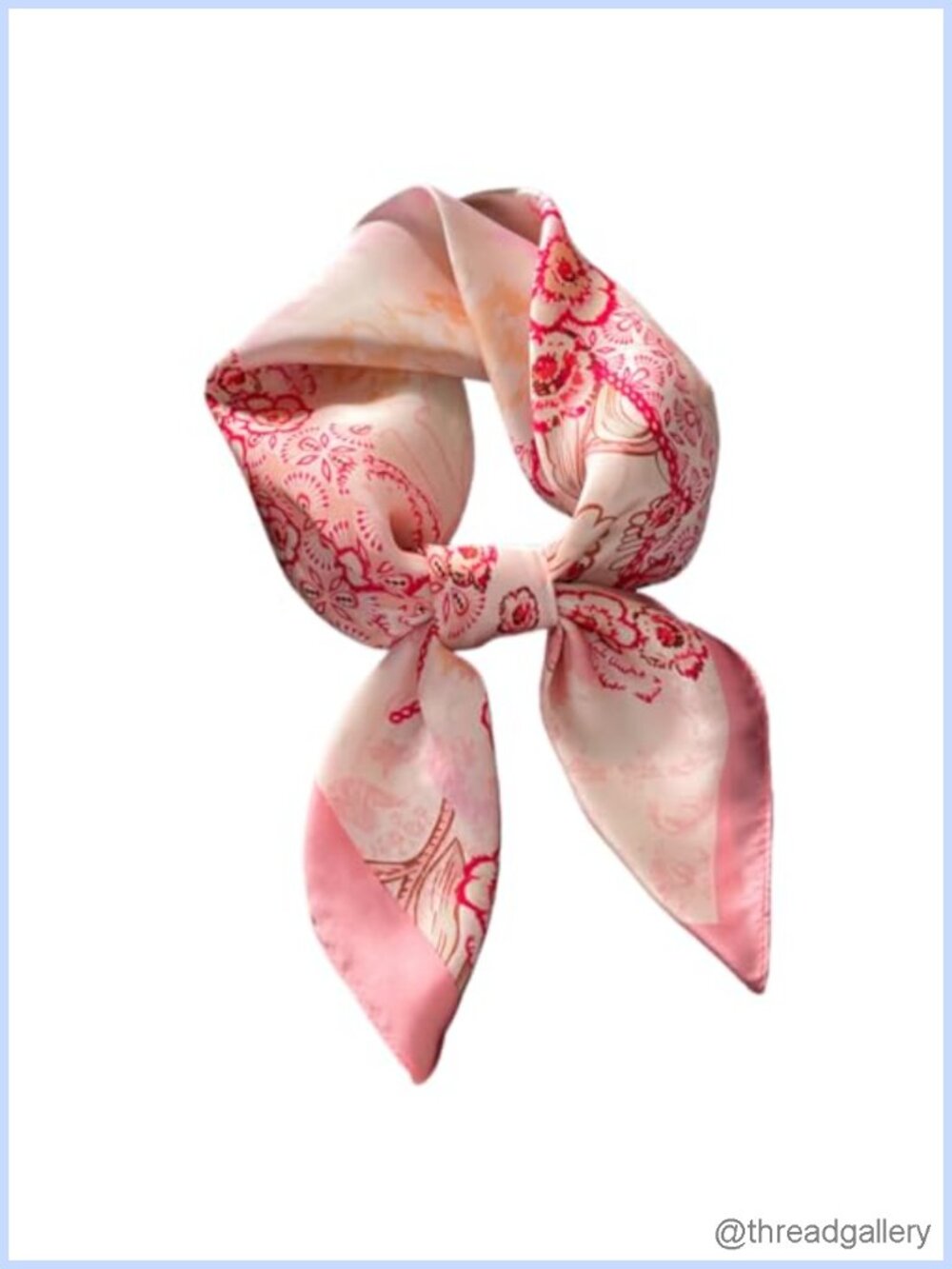 Silk Feeling Satin Hair Scarf Bandana Square Lightweight Head Wrap